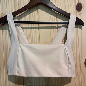 PINK Victoria's Secret White Bra Top